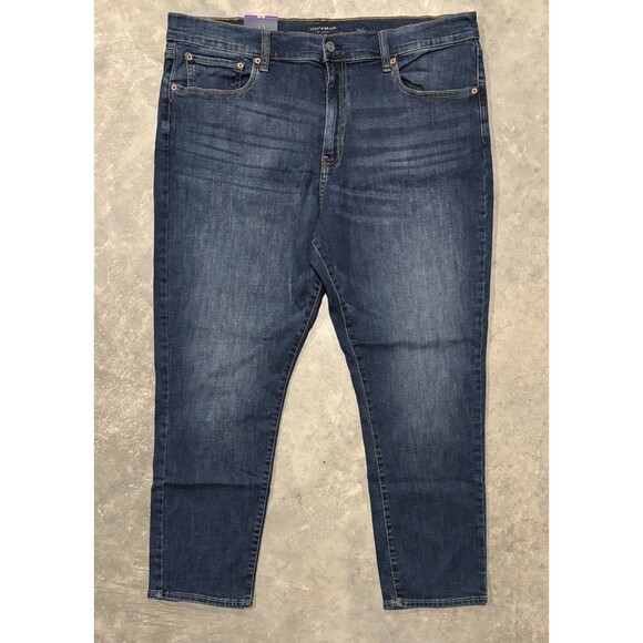 NWT Lucky Brand Men’s 410 Jeans Athletic Straight Stretch Denim Size 40x30 - Picture 1 of 8